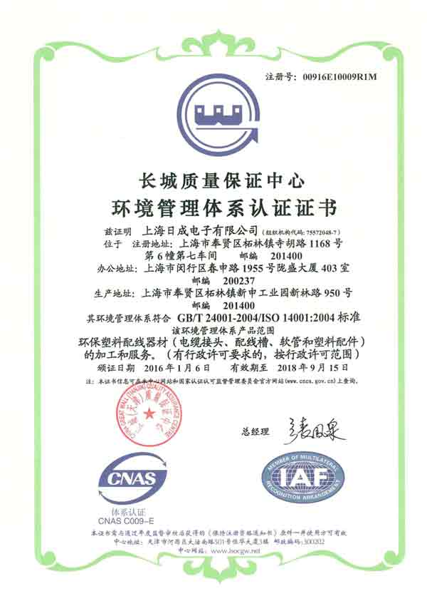 ISO14001 Chinese 2017-2021