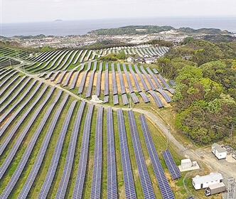 Japan photovoltaic power plant used in China