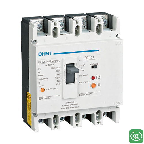 NM1LE series residual current operated circuit breaker