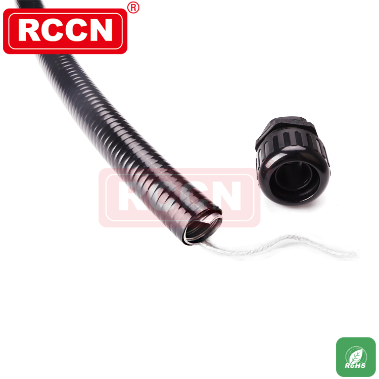 Richeng new product-flat coated cotton thread metal hose