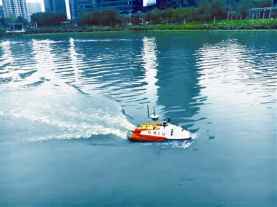 National Energy Group opens the era of unmanned ship surveying river section